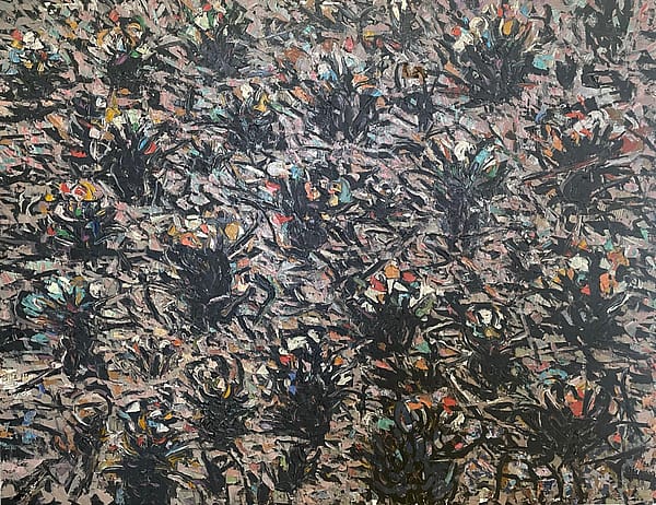 Akşama doğru, tuval üzeri yağlıboya, 90x120 cm, 2023