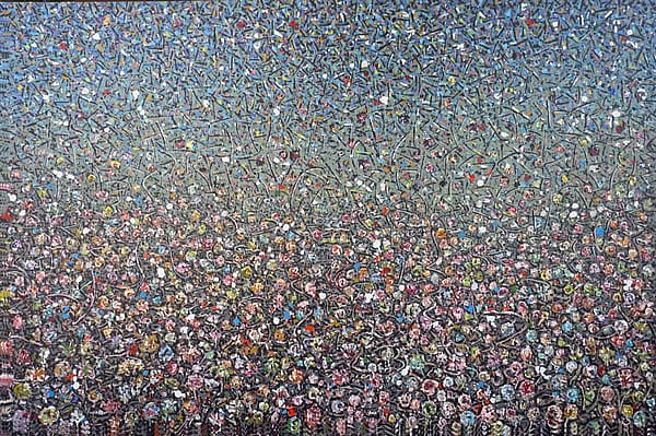 Untitled, tuval üzeri akril boya, 200x300 cm, 2025