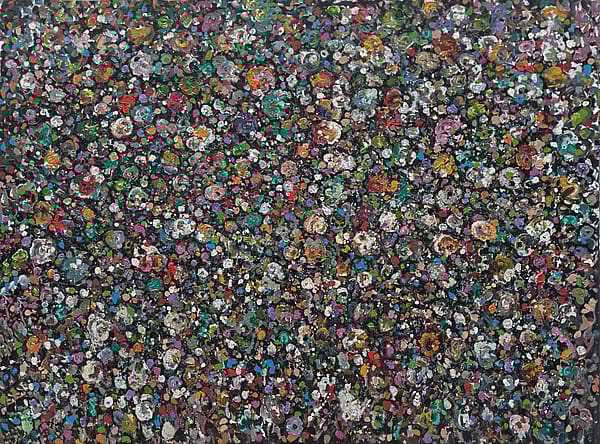 Untitled, tuval üzeri akril boya, 150x200 cm, 2024